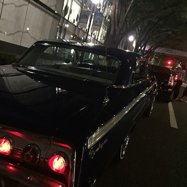 お疲れ様でしたw人も車も凄かったですね#d1sby #渋谷 #lowridermagazine #lowrider  #impala #62impala