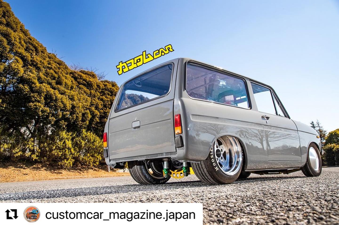 #Repost @customcar_magazine.japan with @make_repost・・・PORTER.サブロク軽にあるまじき極太ホイールを飲み込む! プロストリートスタイルに生まれ変わったポーター。SOURCE.@bodyshop_dmc PHOTO.@datsunder #カスタムcar #カスタムカー #customcar #dmc #sandaautocreate #trinity #ポーター #porter #keivan #軽バン #プロストリート #prostreet 激低、US的、最旬、最新!軽バン軽トラカスタムが目白推し『カスタムCAR 4月号』はプロフィールのリンク先からもお求めいただけます。